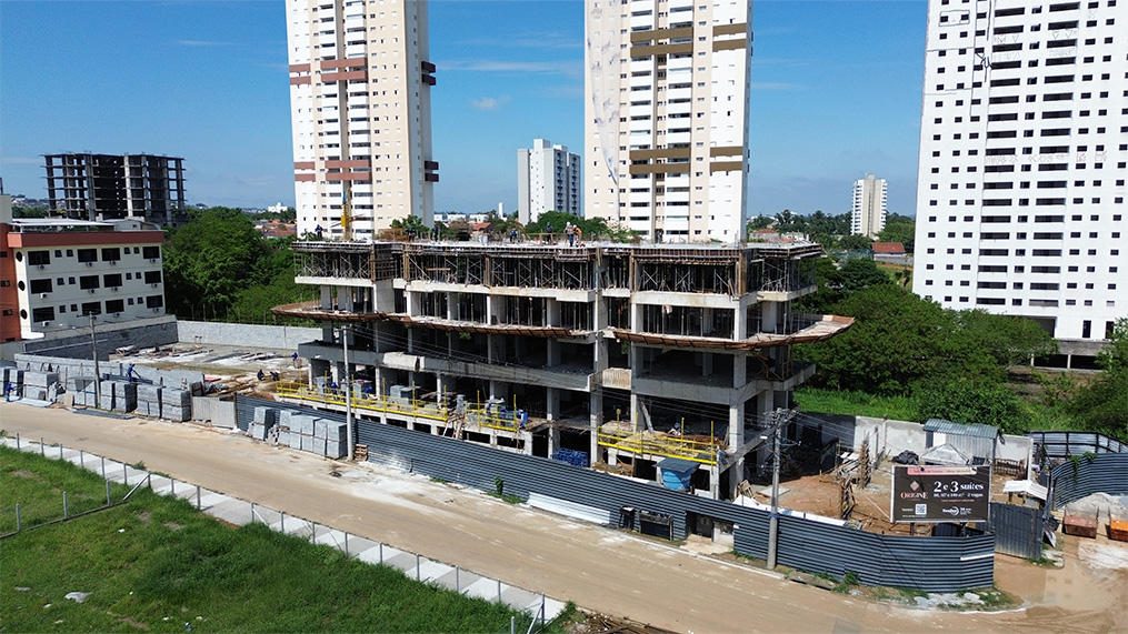 Estágio da Obra empreendimento Origine Flamboyant
