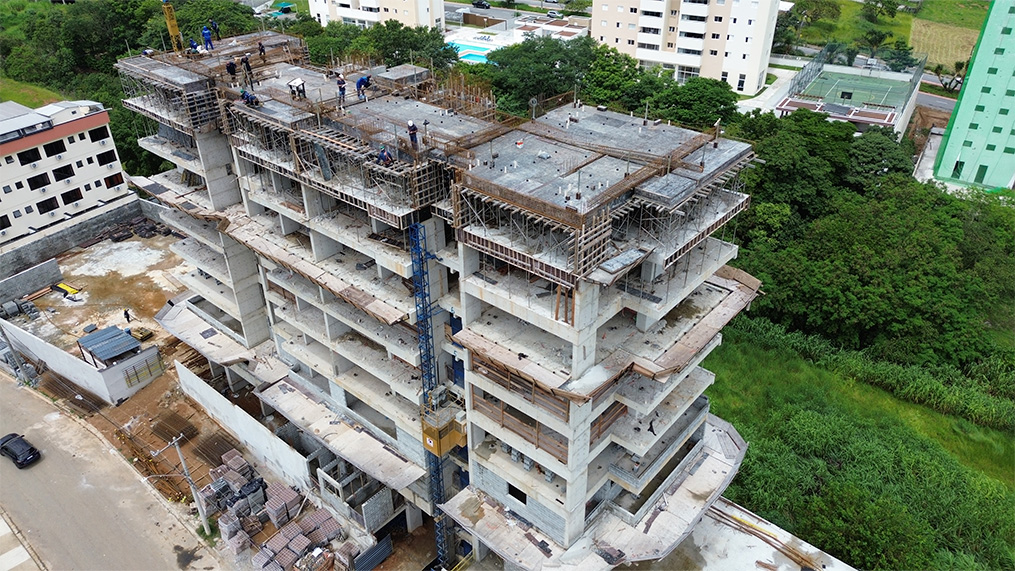 Estágio da Obra empreendimento Origine Flamboyant