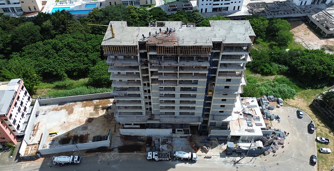 Estágio da Obra empreendimento Origine Flamboyant