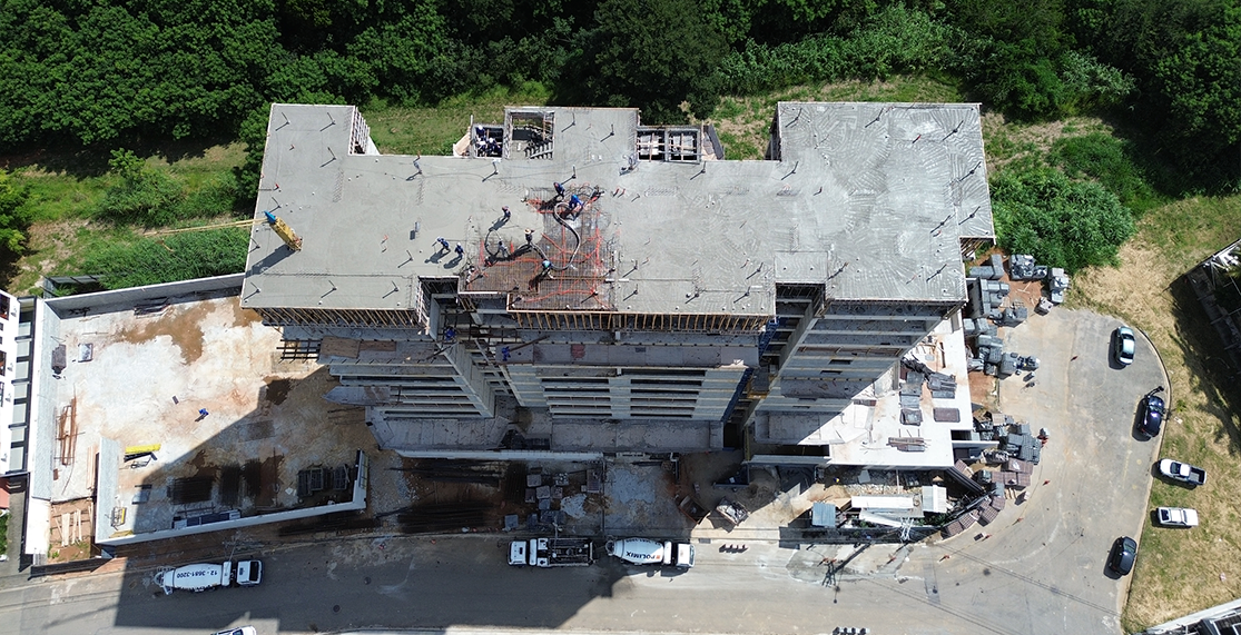 Estágio da Obra empreendimento Origine Flamboyant